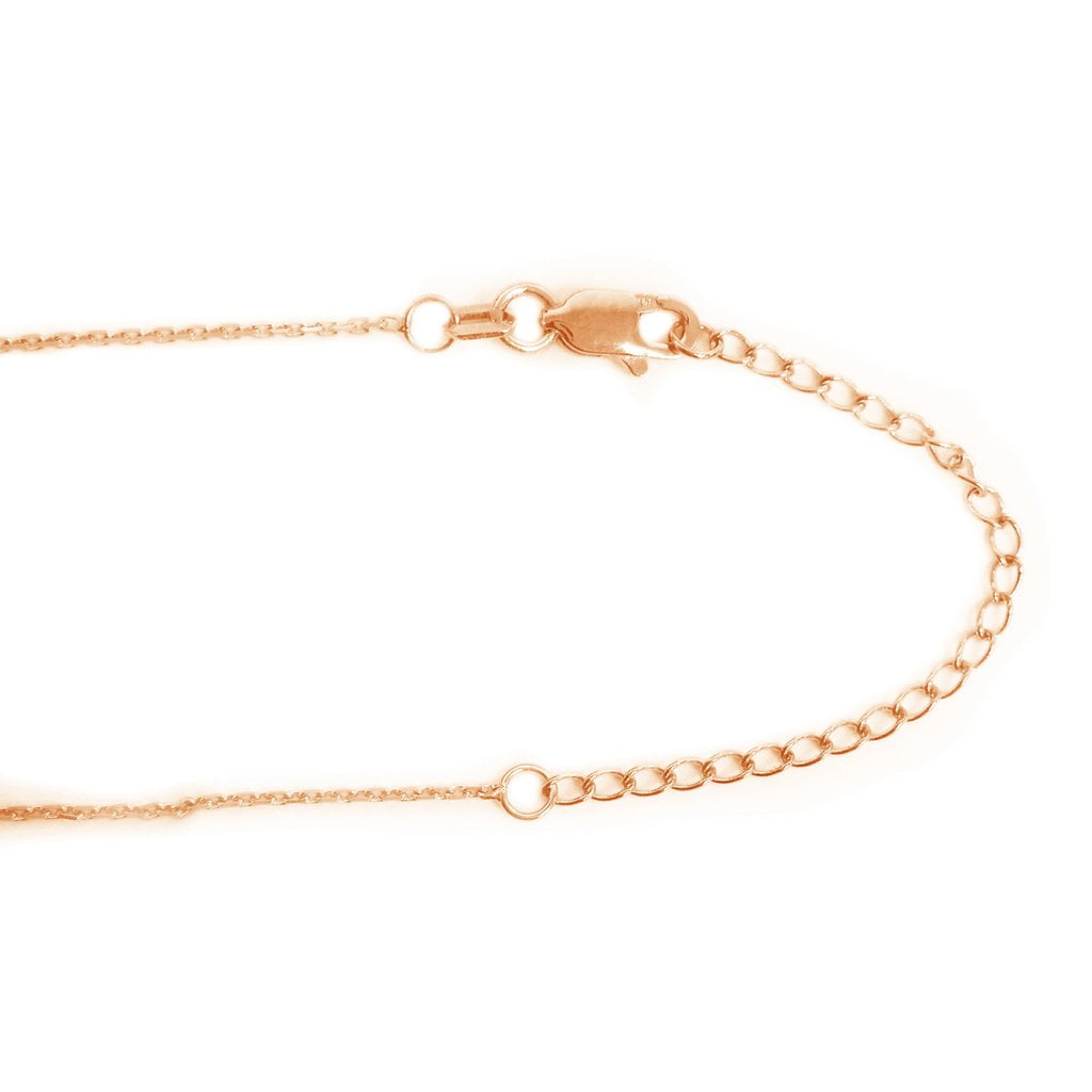 Honeycat Delicate Necklace Extender Set 2 inch, 4 inch, 6 inch or 1 inch, 3 inch, 5 inch in 24K Gold Plate, 18K Rose Gold Plate, or Silver 
