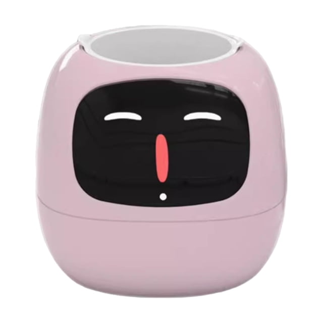 Billuyoard ABS lindo compañero de mascotas en planta inteligente Robot guía olla rico rendimiento en muebles para el hogar diversión Electrodomésticos Rosa