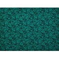 thumbnail image 2 of Zelouf Blue Moon Flocked Scuba  , Sewing, DIY, Crafts Fabric by the Yard, Emerald/black, 1 Yard, 2 of 2