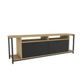 thumbnail image 5 of Omar 63 inch TV Stand Console Table for up to 70 inch TVs- Sapphire Oak Black, 5 of 5