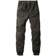 thumbnail image 2 of Matchstick Men's Chino Jogger Pants Elastic Waist Casual Pants, 2 of 6