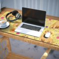 thumbnail image 3 of Long Mouse Pads for Desk,Golden Retrievers and Pioneer Flower Desk Mats on Top Of Desks, Desk Mouse Pad Extra Large with 3mm Non-Slip Base and Stitched Edge for Gaming,Office,Work,Home 35.4"x15.7", 3 of 6