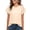 Beige T-Shirts, variant on Women's Satin Blouses Pleated Cap Sleeve Tunic Tops Elegant Solid Color V-Neck Shirt Casual Loose Fit Lightweight Tees Silver S