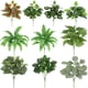 thumbnail image 2 of Plantas artificiales de seda, hojas de carey, dieffenbugh, hada pequeña falsa, Taro, simulación, planta verde, decoración para sala de estar, 2 of 4
