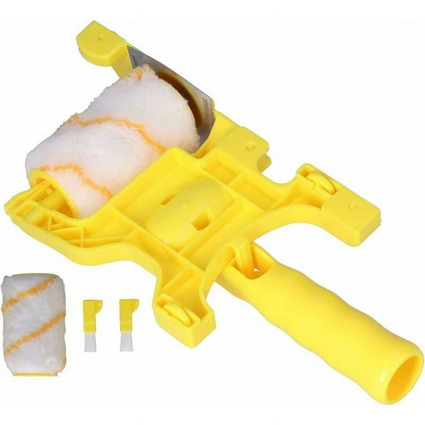 Herramienta portátil para pintar interiores y exteriores, deflector ajustable que garantiza un control preciso de los bordes, diseño de mango ergonómico para un agarre cómodo, bordeador de pintura
