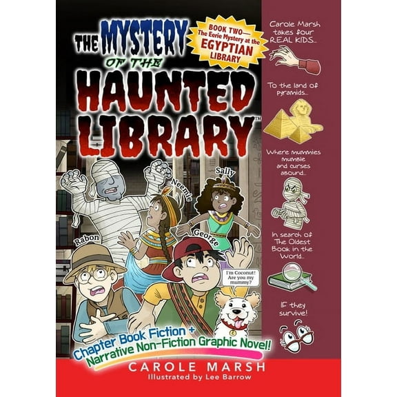 The Mystery of the Haunted Library The Eerie Mystery at the Egyptian Library, (Hardcover)