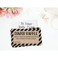 thumbnail image 2 of Inkdotpot 30Baby ShowerDiaper Raffle Ticket Lottery Insert Cards Supplies Games For Baby Shower Party Gender Reveal Bring A Pack Of Rustic Diapers To Win Favors Gifts And Prizes, 2 of 5