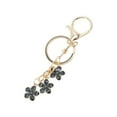 thumbnail image 5 of Unique Bargains 1 Pc Stylish Plum Flower Handbag Charm Bag Accessories 3.9″ Black, 5 of 5