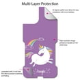 thumbnail image 4 of DistinctInk Custom SKIN / DECAL compatible with OtterBox Commuter for iPhone 11 Pro (5.8" Screen) - Unicorn - Rainbown - Magic - Purple, 4 of 5