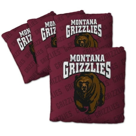 NCAA Montana Grizzlies Cornhole Bags - 4PK - Maroon