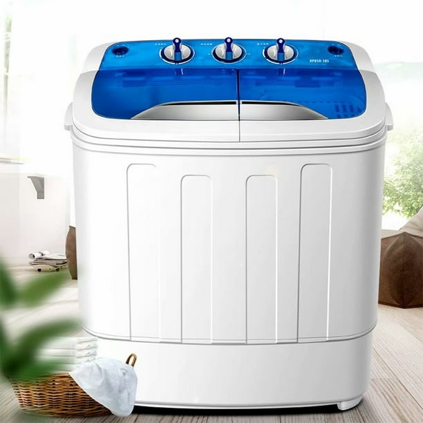 Washing Machine Electric Portable 2 in 1 Twin Tub Mini Laundry Washer
