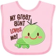thumbnail image 3 of Inktastic My Great Aunt Loves Me- Cute Turtle Boys or Girls Baby Bib, 3 of 4