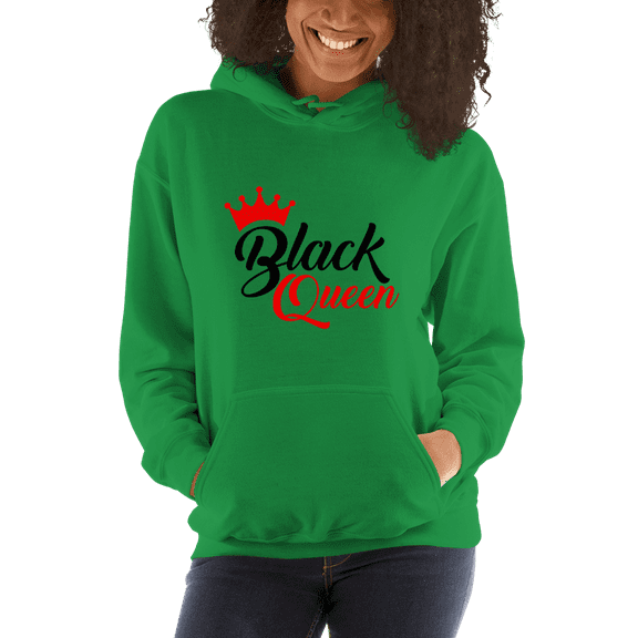 Black Queen Ladies' Hooded Sweatshirt