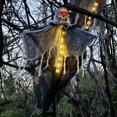 thumbnail image 4 of PEIXUN Halloween Hanging Skeleton & Decor Light Up With Glowing For Outdoor Yard Porch Scene Decoration Set, 4 of 6