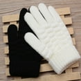 thumbnail image 3 of Women Man Winter Soft Knit Touch Screen Gloves Texting Capacitive Smartphone, 3 of 8