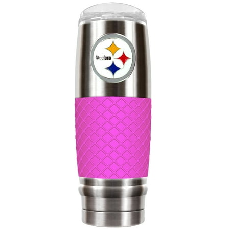 Pittsburgh Steelers Rocks Glass - Pittsburgh Steelers 30oz. The Reserve Vacuum-Insulated Travel Tumbler - Pink - No Size