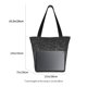 thumbnail image 3 of Balery Black And White Dotted Bolsa de Hombro con Diseño, Bolsa Grande y Duradera, Bolsa Versátil para Compras, 3 of 6