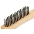 thumbnail image 3 of Forney Industries Scratch Brush with Shoe Handle, Stainless, 4 x 16 Rows, 3 of 3