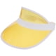thumbnail image 1 of KAKOWELY Sombrero con visera de colores, sombrero decorativo para exteriores, sombrero con visera de ala ancha, sombrero de plástico para el sol., 1 of 5