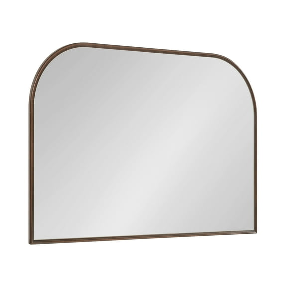 Kate and Laurel Caskill Modern Arched Wall Mirror, 36 x 24. Bronze, Decorative Wide Contemporary Mirror for Wall Decor with Arched Frame and Sophisticated Look