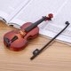 thumbnail image 3 of Lantro JS Mini violín de Madera violín en Miniatura Modelo de violín Juguetes de violín portátiles para Regalos Decoración Hogareña Crtynell NO, 3 of 7