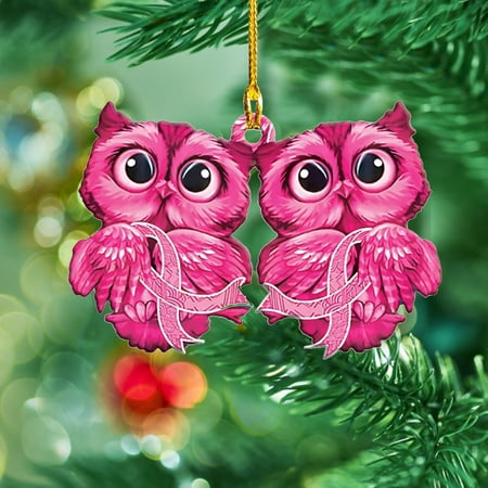 

Deal of The Day Dvkptbk Lovely Christmas Pink PVC Animal Plane Printing Pendant