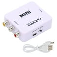 thumbnail image 6 of Rewera Mini VGA to AV 1080P  Video Converter Adapter 165MHz with Data Cable for TV PC, 6 of 8