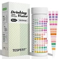 thumbnail image 1 of Water Testing Kits for Drinking Water: 125 Strips 16 in 1 Well and Drinking Water Test Kit, TESPERT Water Test Strips with Hardness, pH, Lead, Iron, Copper, Chlorine, and More, 1 of 4