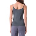 thumbnail image 3 of INSPIRE CHIC Womens Camisole V Neck Sleeveless Cami Undershirt Spaghetti Strap Tank Pajama Tops M Gray, 3 of 6