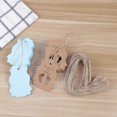 thumbnail image 3 of 50pcs Baby Feet Thank You for Coming Tags Baby Shower Party Thank You Tags Kraft Paper Gift Tags (Blue), 3 of 3
