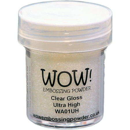 WOW! Embossing Powder Ultra High 15ml-Clear Gloss (Best Ink For Embossing Powder)