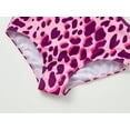 thumbnail image 5 of Serdomi Stylish Purple Leopard Cut Out One Piece Bathing Suit Swimsuit for Teen Girls Size 16, 5 of 7