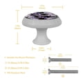thumbnail image 4 of 4PCS Round Unicorn Cabinet Fluorescence Knob Glowing in the Dark Furniture Drawer Pulls Handle with Screws, 4 of 5