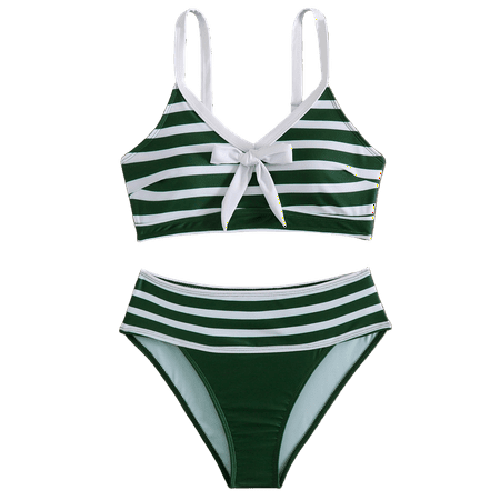 Divhosrg High Waisted Bikini Sets for Women  Bikini Sets for Women Cheeky  Womens Tankini Bathing Suits  Womens Swimwear Tummy Control  Dark Green Swimsuits for Women Tummy Control 2XL