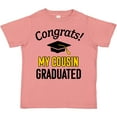 thumbnail image 3 of Inktastic Congrats My Cousin Graduated with Cap Boys or Girls Toddler T-Shirt, 3 of 5