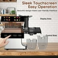 thumbnail image 2 of WHALL® Slow Masticating Juicer - Cold Press Juicer Machine with Touchscreen, Reverse Function, Soft & Hard Models, Quiet Motor, 2 of 6