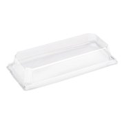 Matsuri Vision Clear Plastic Lid - Fits Large Sushi Container - 100 count box