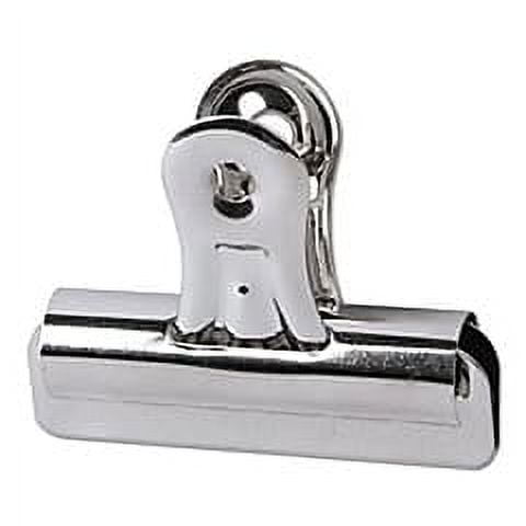 Bulldog Clips, Medium, Nickel, 36/Pack Bulldog Clips, Medium, Nickel, 36/Pack