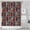 Pioneer Flower Floral, variant on Pioneer Flower Floral Print Pattern Shower Curtain 84"x72", Bathroom Decorative Shower Curtain Set with 12 Hooks, Waterproof Washable