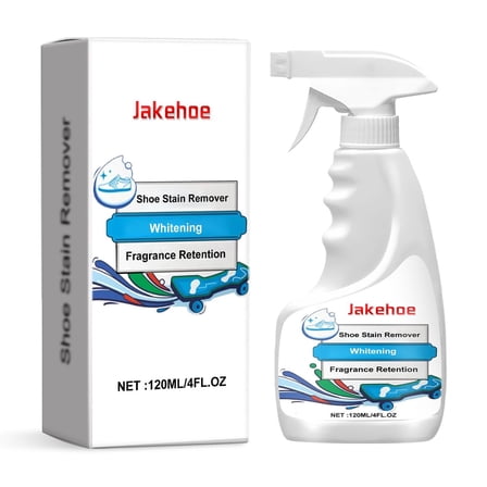 2PC Shoe Cleaner, White Shoe Cleaner, No-Rinse Foam Sneaker Cleaner Removes Dirt and Stain, Shoe Cleaning kit for White Shoes, Suede, Leather, Boots, Canvas, Fabric(4 oz)