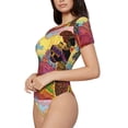 thumbnail image 3 of Picia Beautiful African Woman Womens One Piece Swimsuits Modest Tummy Control Bathing Suits Lace Up Slimming Swim Suit-X-Large, 3 of 9