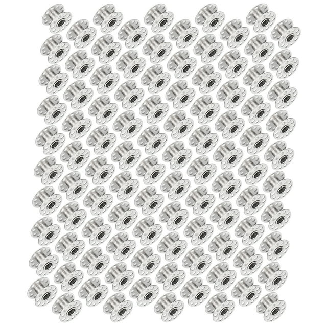 Bobina para máquina de coser, 100 piezas Bobina para máquina de coser Bobina para máquina de coser doméstica Accesorios para máquina de coser Ingeniería de precisión