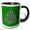 Black/White, variant on 3drose, Triquetra Knot with Interlaced Circle 2, 11oz Mug