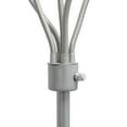 thumbnail image 6 of Simple Designs 5 Light Adjustable Gooseneck White Floor Lamp with Gray Shades, 6 of 7