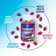 thumbnail image 4 of Magnesium Citrate Gummy - High Absorption Magnesium Gummies for Adults & Kids - Enhanced Bioavailability Form Mag Citrate Supplement - Improved Vegan Formula - Delicious Raspberry Flavor - 60 Gummies, 4 of 9