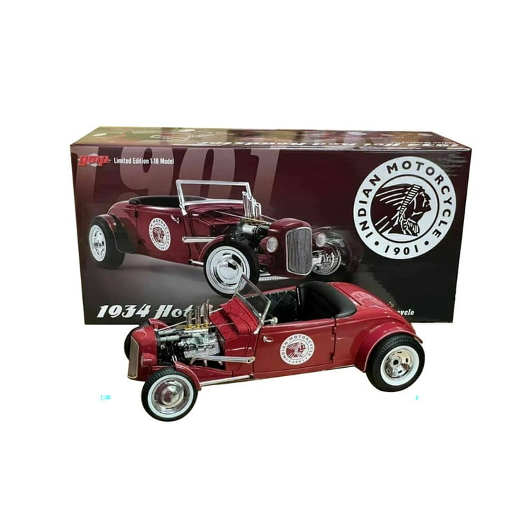 Indian Motorcycles 1934 Hot Rod Roadster, Red - GMP 18958