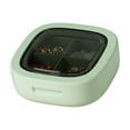 thumbnail image 2 of Small Square Pill Organizer with Transparent Lid, Daily Medication Management Box, Compact Medicine Storage for Personal Use(Green), 2 of 6