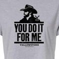 thumbnail image 3 of Yellowstone  - You Do It For Me - Juniors Cropped Cotton Blend T-Shirt, 3 of 6