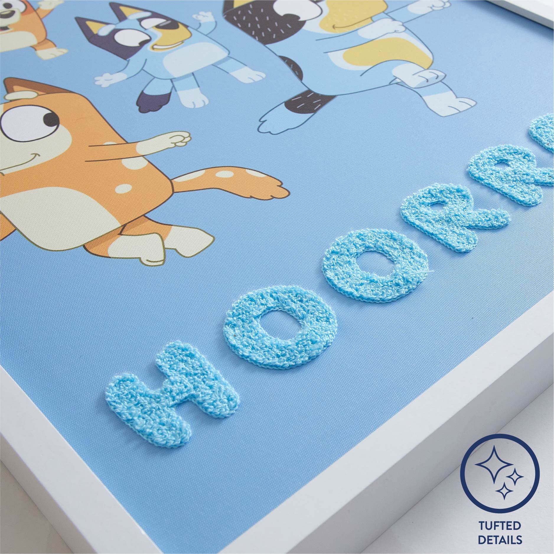 Bluey Tufted Wall Décor for Kids Room, 16" x 20"