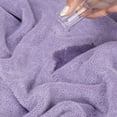 thumbnail image 3 of American Soft Linen, Salem Luxury 4 Pack Washcloth Set, 100% Soft Cotton, 13" x 13" Washcloths, Lilac, 3 of 5